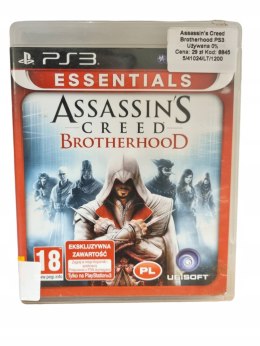 Assassin's Creed Brotherhood PS3 PlayStation 3 Gra na Płycie