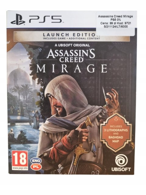 Assassin's Creed Mirage - Launch Edition PlayStation 5 PS5 Gra na płycie