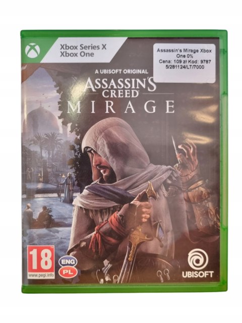 Assassin's Creed: Mirage Microsoft Xbox One Gra na płycie