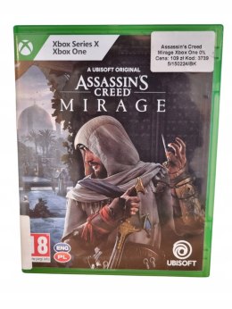 Assassin's Creed: Mirage Microsoft Xbox One/Series X Gra na Płycie