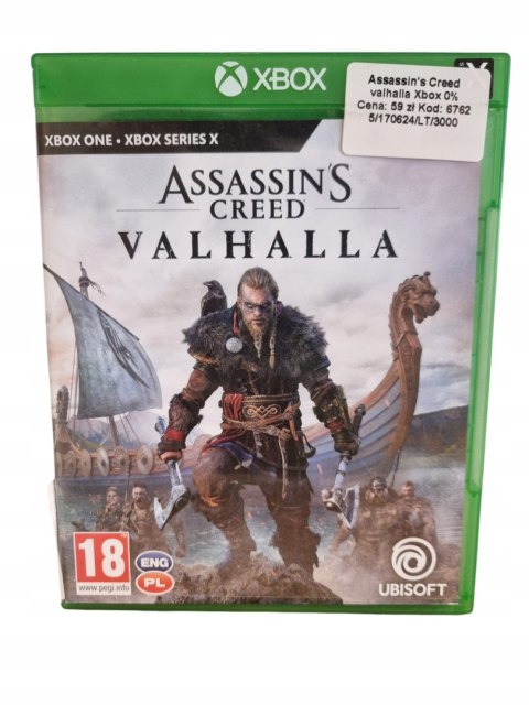 Assassin's Creed Valhalla Microsoft Xbox One Gra na Płycie