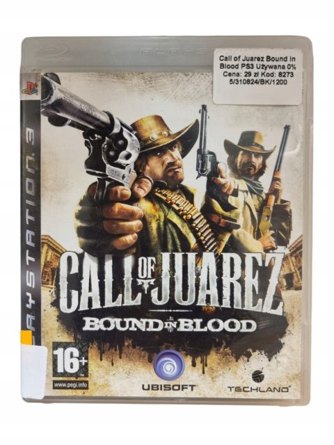 CALL OF JUAREZ BOUND IN BLOOD PS3 PlayStation 3 Gra na Płycie