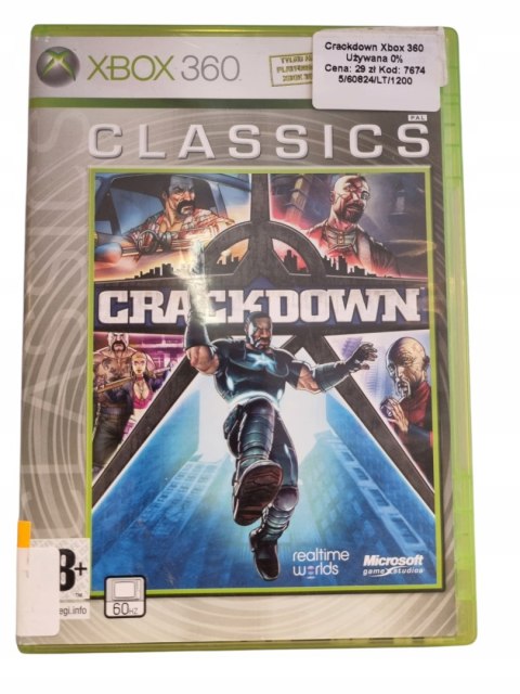 Crackdown Microsoft Xbox 360 Gra na Płycie