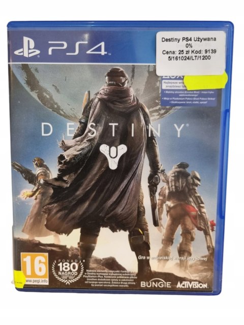 DESTINY PS4 PLAYSTATION 4 GRA NA PŁYCIE