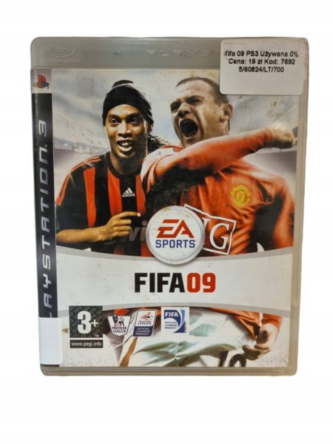 FIFA 09 PS3 PlayStation 3 Gra na Płycie