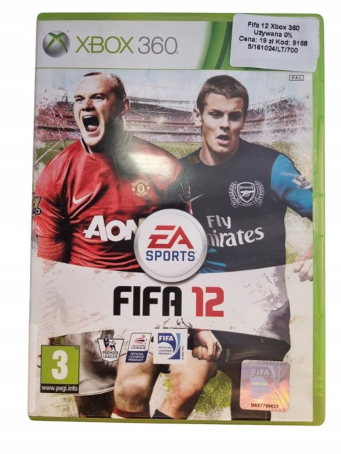 FIFA 12 Microsoft Xbox 360 Gra na Płycie