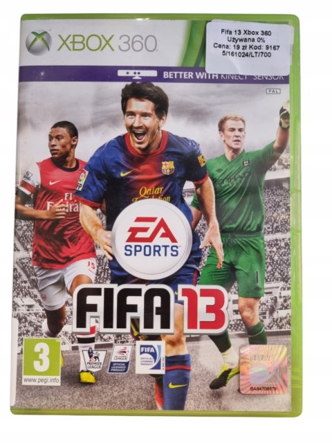 FIFA 13 Microsoft Xbox 360 Gra na Płycie