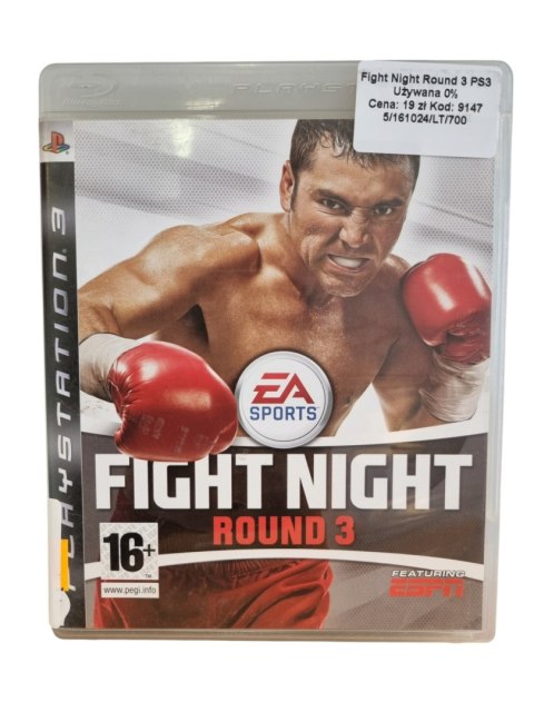 Fight Night Round 3 Sony PlayStation 3 Gra na Płycie