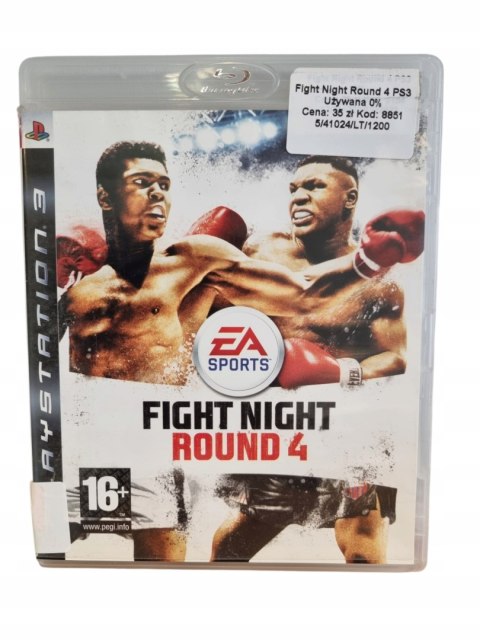 Fight Night Round 4 Sony PlayStation 3 Gra na Płycie