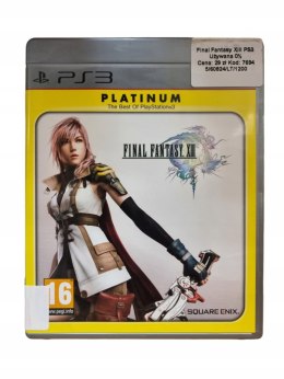 Final Fantasy XIII PS3 PlayStation 3 Gra na Płycie