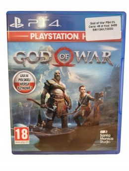 God of War PS4 PlayStation 4 Gra na Płycie