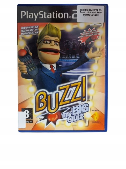 Gra BUZZ! THE BIG QUIZ Sony PlayStation 2 PS2