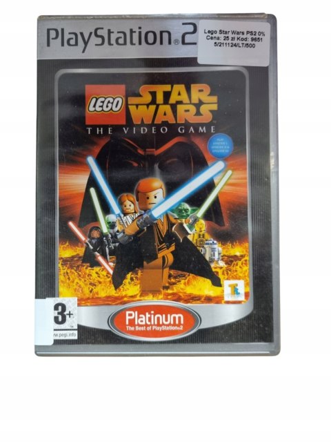 Gra LEGO STAR WARS THE VIDEO GAME Sony PlayStation 2 PS2