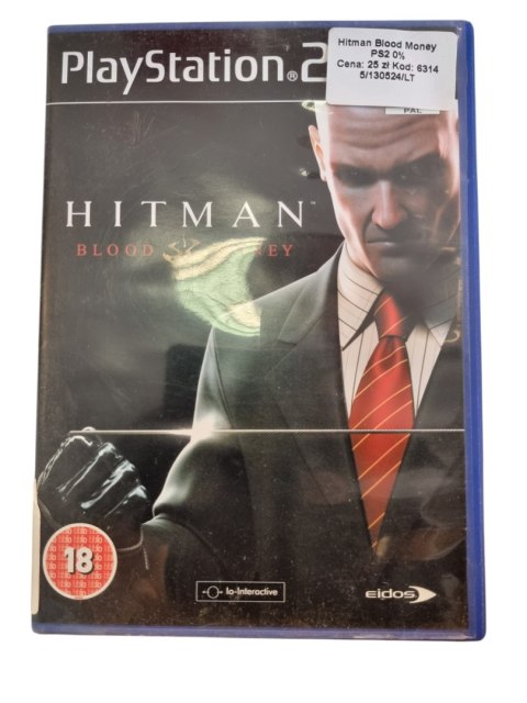 HITMAN BLOOD MONEY PlayStation 2 PS2 Gra na Płycie