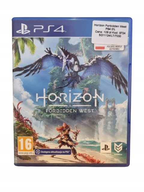 Horizon Forbidden West PS4 PlayStation 4