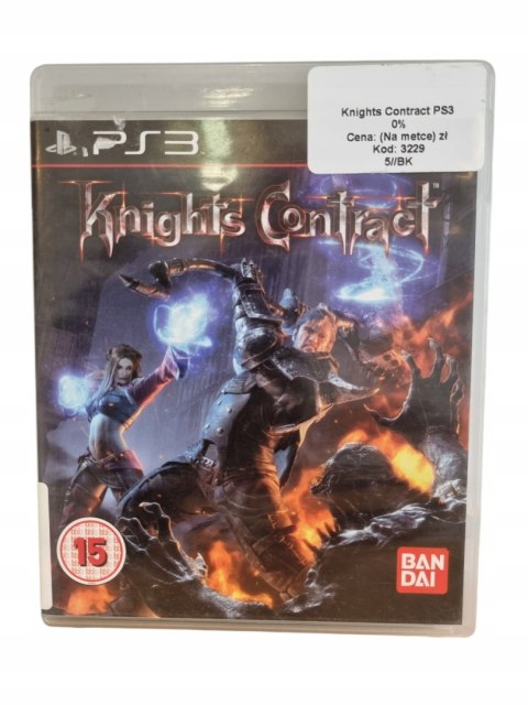 Knights Contract Sony PlayStation 3 Gra na Płycie