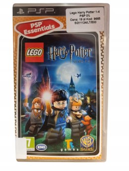 LEGO Harry Potter Years 1-4 Sony PSP PlayStation Portable Gra