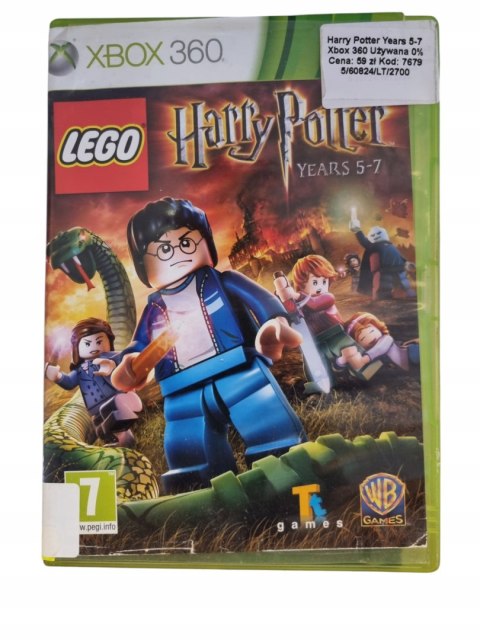 LEGO Harry Potter: Years 5-7 Microsoft Xbox 360 Gra na Płycie