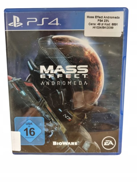 Mass Effect Andromeda PS4 PLAYSTATION 4 GRA NA PŁYCIE