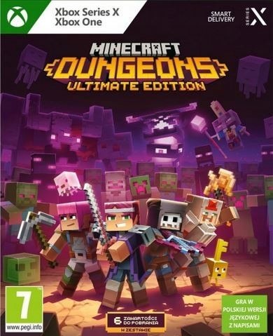 Minecraft Dungeons Ultimate Edition Xbox One Series X Gra na Płycie Nowa