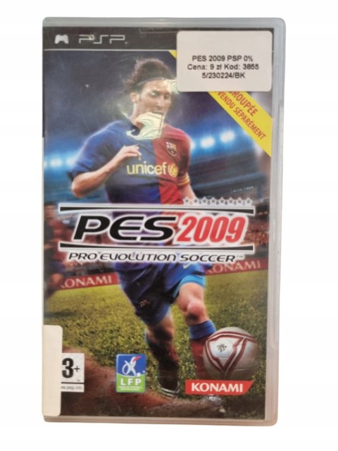 PES 2009 PRO EVOLUTION SOCCER PSP Gra na Płycie