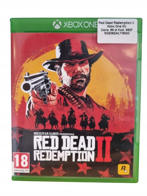 Red Dead Redemption 2 Microsoft Xbox One Gra na Płycie