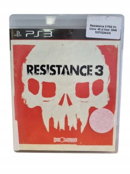 Resistance 3 Sony PlayStation 3 Gra na Płycie