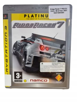 Ridge Racer 7 Sony PlayStation 3 Gra na Płycie