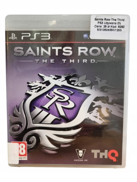 Saints Row: The Third Sony PlayStation 3 Gra na Płycie