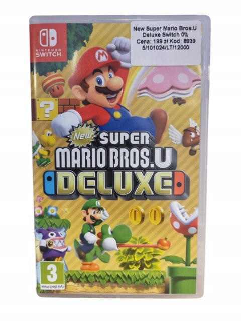 Super Mario Bros. U Deluxe Nintendo Switch Gra