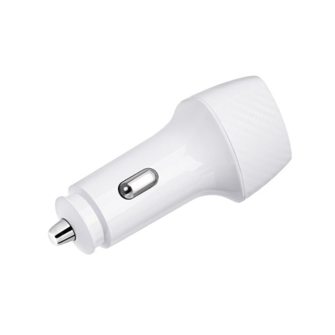 Ładowarka samochodowa Forcell F-Energy Carbon USB C + USB A QC3.0 PD 3A 38W CC50-1A1C biała