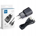 Ładowarka sieciowa do telefonu Blue Star USB A 2A 10W + kabel USB A do USB C TFK-TC-1100B czarna