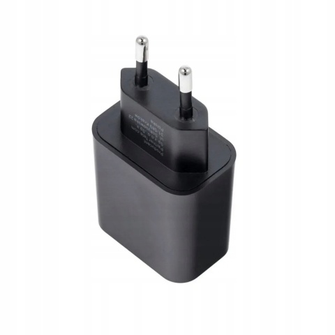 Ładowarka sieciowa do telefonu Blue Star USB C QC4.0 PD 3A 25W + kabel USB C do USB C TFB-TC-25WPD czarna