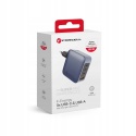 Ładowarka sieciowa do telefonu Forcell F-Energy GaN 3 x USB C + USB A QC4.0 PD 5A 100W VT-46 szara