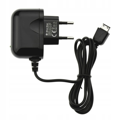Ładowarka sieciowa do telefonu Samsung L760 / G800 / G600 / J750 Blue Star 1A 5W TFK-TC-1100B czarna