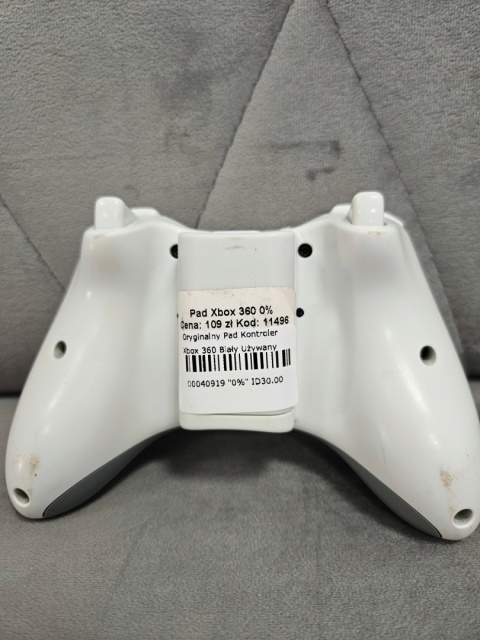 Oryginalny Pad Kontroler Microsoft Xbox 360 Biały Używany
