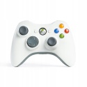 Oryginalny Pad Kontroler Microsoft Xbox 360 Biały Używany