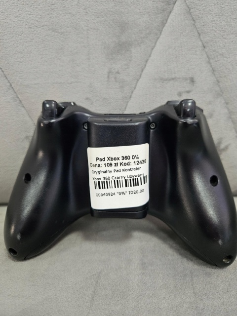 Oryginalny Pad Kontroler Xbox 360 Czarny Używany