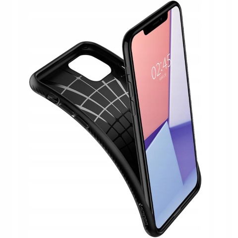 Spigen nakładka Liquid Air do iPhone 11 matowa czarna