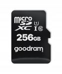 GOODRAM karta pamięci microSD 256GB 100MB/s class 10 UHS I z adapterem SD