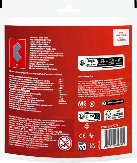 LEGO 30699 Ninjago Wielofunkcyjny minimech ninja