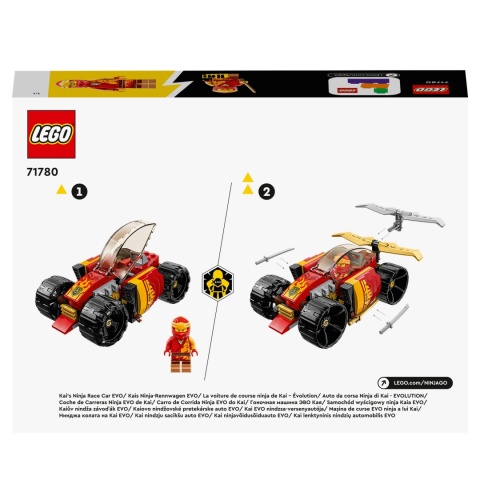 LEGO Ninjago - Samochód wyścigowy ninja Kaia EVO 71780