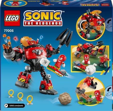 LEGO Sonic the Hedgehog - Knuckles kontra Dr. Eggman w mechu Egg Crusher 77005