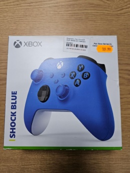 Oryginalny Pad Microsoft Xbox Sereis S/X Niebieski Używany