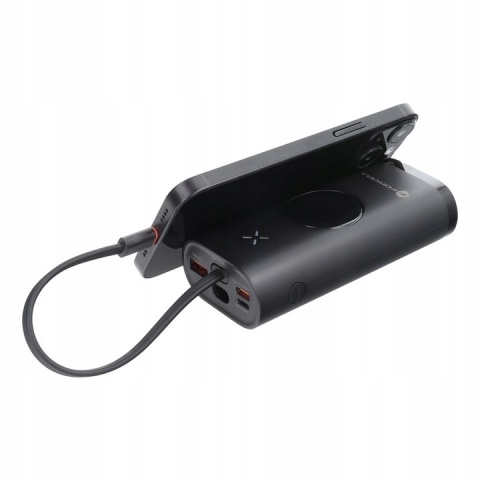 Powerbank Forcell F-Energy F10K4 PD QC3.0 3A 22,5W 10000 mAh kompatybilny z Apple Watch czarny