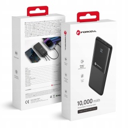 Powerbank Forcell F-Energy P10k1 PD QC3.0 3A 20W 10000 mAh czarny