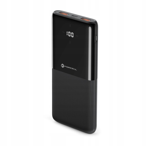 Powerbank Forcell F-Energy P10k1 PD QC3.0 3A 20W 10000 mAh czarny
