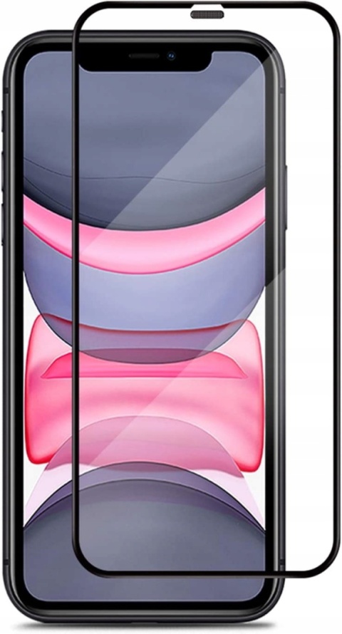 Szkło hartowane 9D do iPhone 12 Mini 5,4 czarna ramka