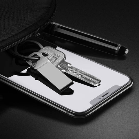 Szkło hartowane 9D do iPhone 14 Pro 6,1 czarna ramka