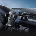Uchwyt na telefon do samochodu uniwersalny Forcell F-Grip Guardian do szyby / deski czarny